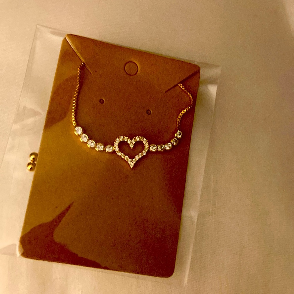 Gold bracelet with extender